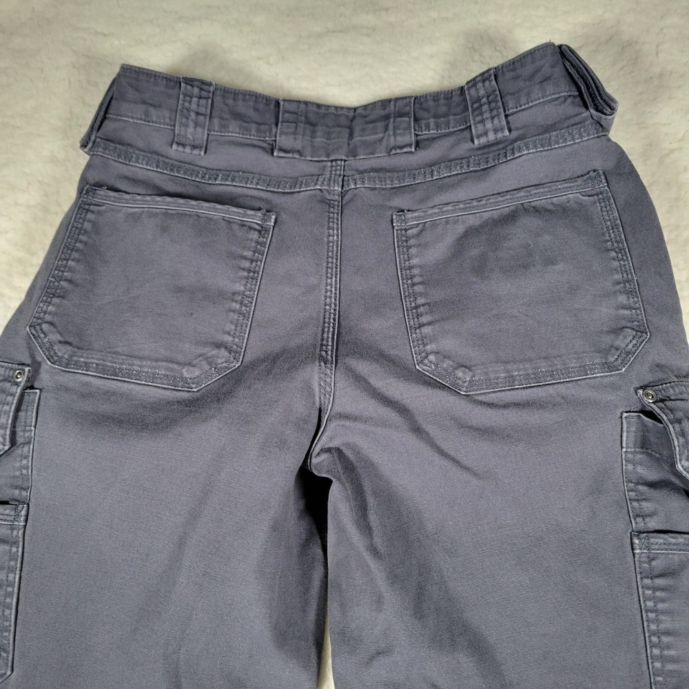 Duluth Trading Co Flex Fire Hose Cargo Pants Mens 32x30 Gray Workwear Utility - Picture 13 of 14
